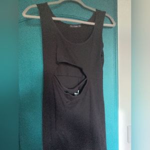 Pretty little thing black cutout romper